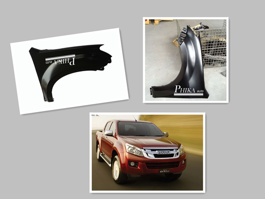 Black Car Front Fender Isuzu D - Max  2012  Automotive Fender