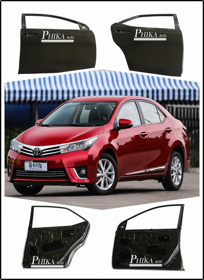 Black Toyota Door Replacement 2014 Toyota Corolla Auto Rear Door