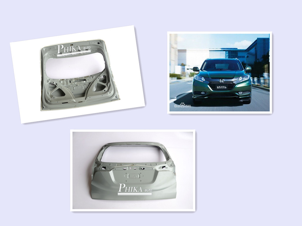 Durable Metal Car Trunk Lid Cover For Honda Vezel  / HRV 2015 Hybrid